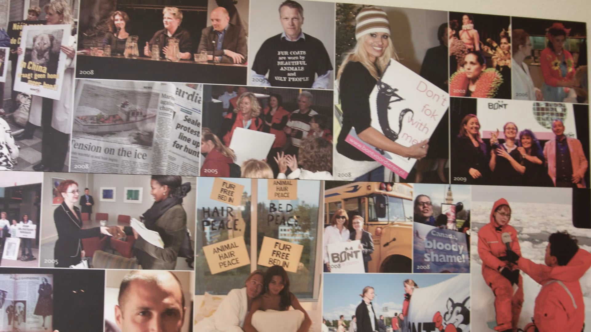 ANIMAL RIGHTS EN BONT VOOR DIEREN WAARSCHUWEN VOOR DIERENMISHANDELING OP BONTFOKKERIJEN