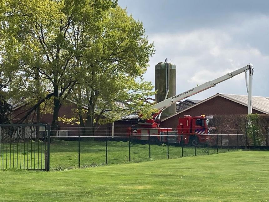 Omslagfoto Stalbrand Heusden 25 april 2022, 43.000 kippen omgekomen