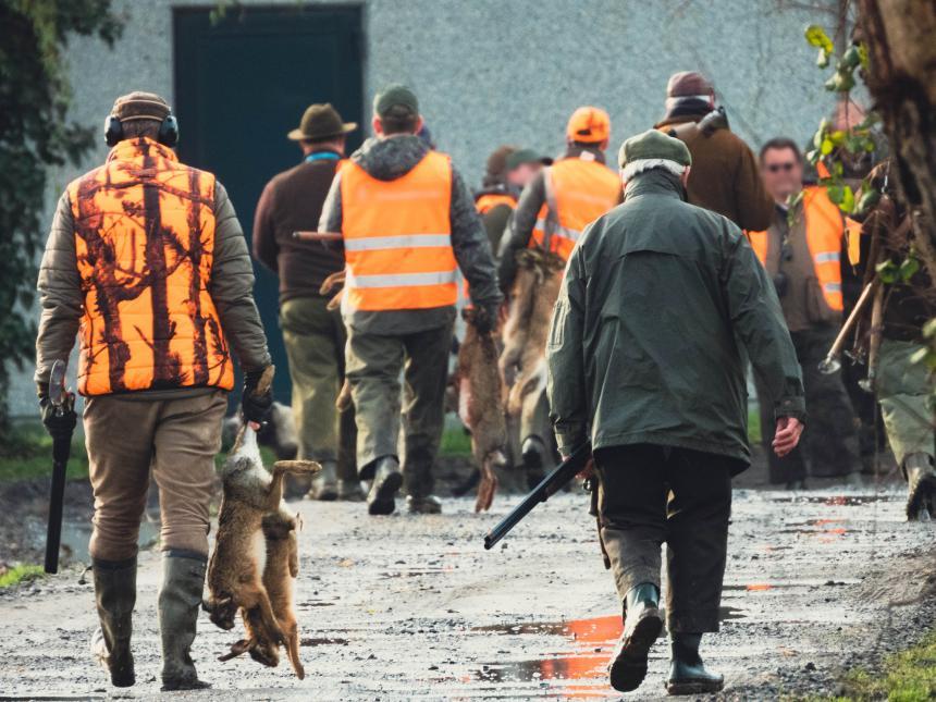 2023, Jaaroverzicht, Nieuwsbericht, Opiniestuk over jacht, Jagers in veld, BE