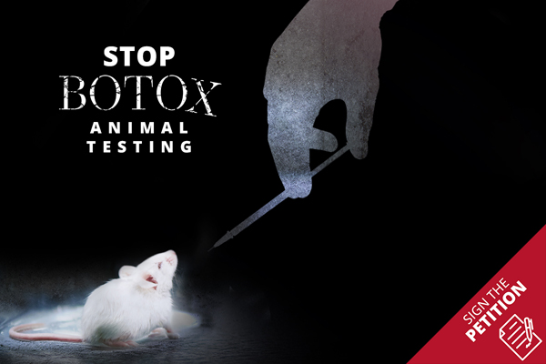 Stop met botox-testen op muizen